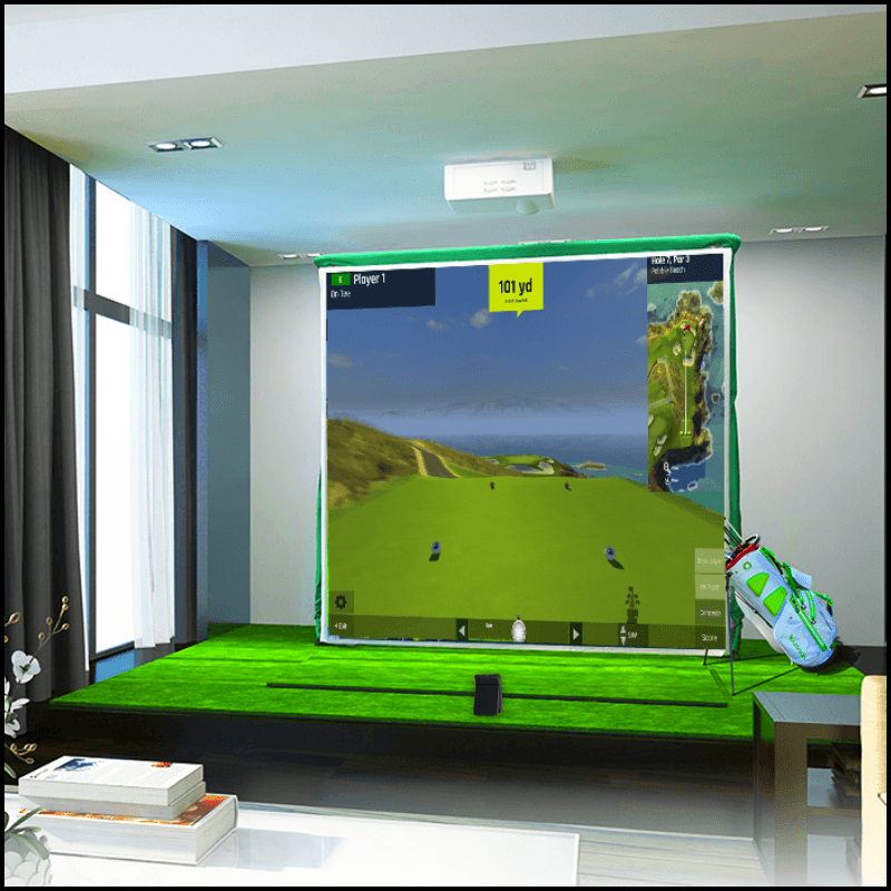 Optishot Orbit Series Golf In A Box 3 Simulator Package