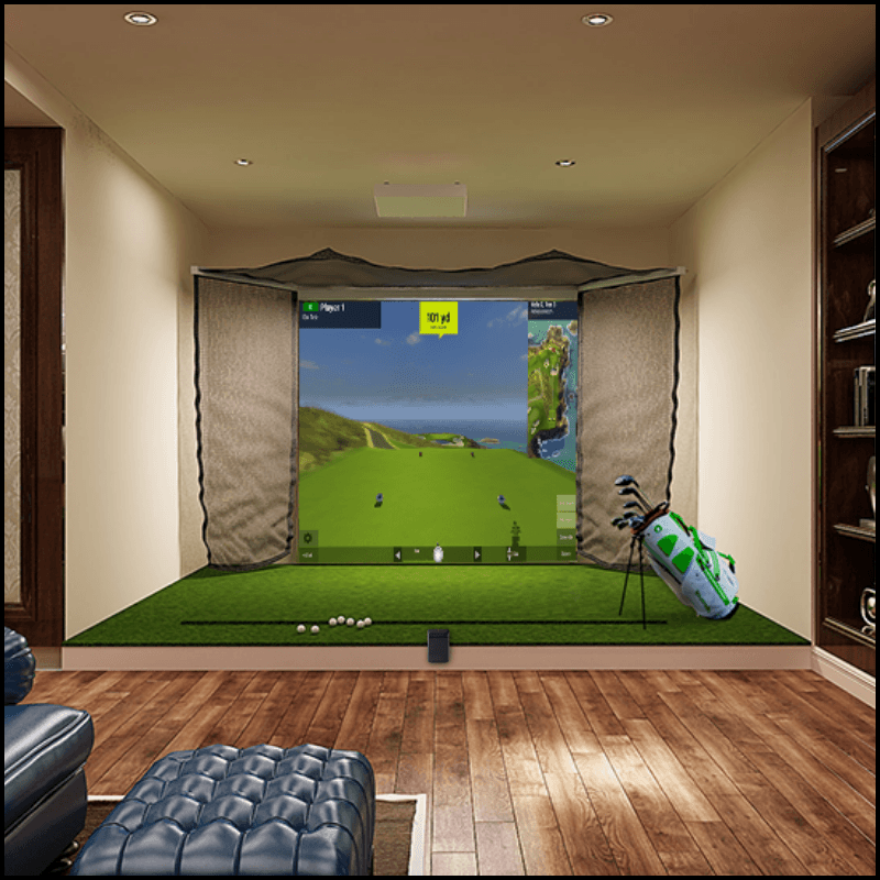 Optishot Orbit Series Golf In A Box 5 Simulator Package