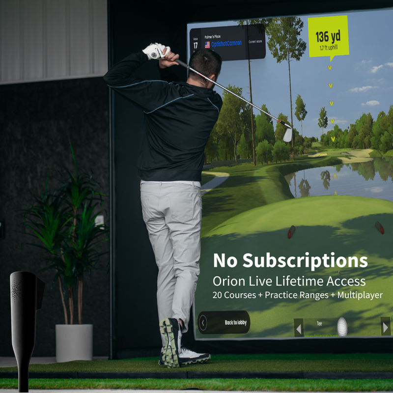 Optishot Nova Series Golf In A Box 3 Simulator Package