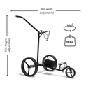Green Eagle Golf - Aria Carbon Lithium Remote Electric Golf Caddy