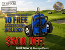 Caddytrek R3X Smart AI Camera Follow/Remote Control Golf Caddy - Main 500 off