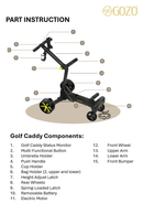 GOZO Follow/Remote Electric Golf Caddy