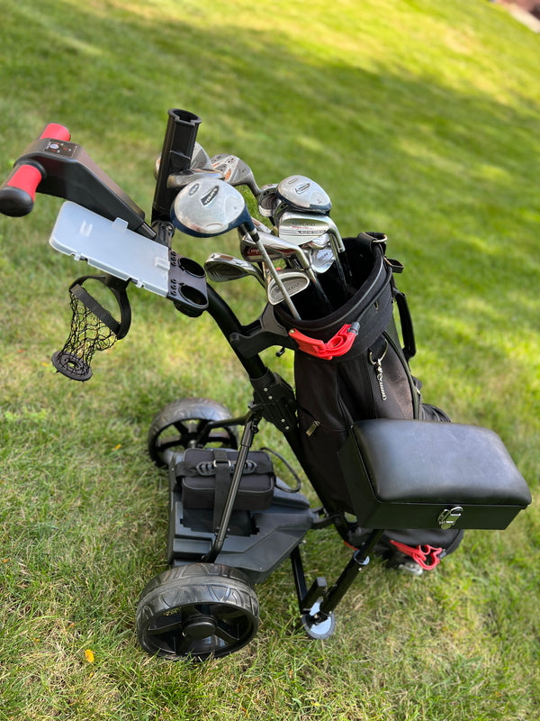 Super E Caddy The Weekender Fully Loaded Lithium Electric Golf Caddy