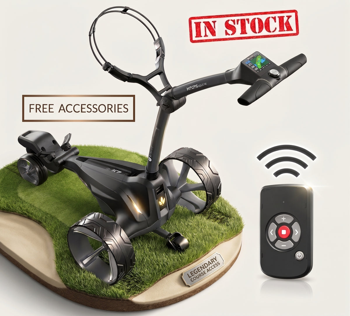 Motocaddy M7 GPS Lithium Remote Control Golf Caddy - Game Changer!