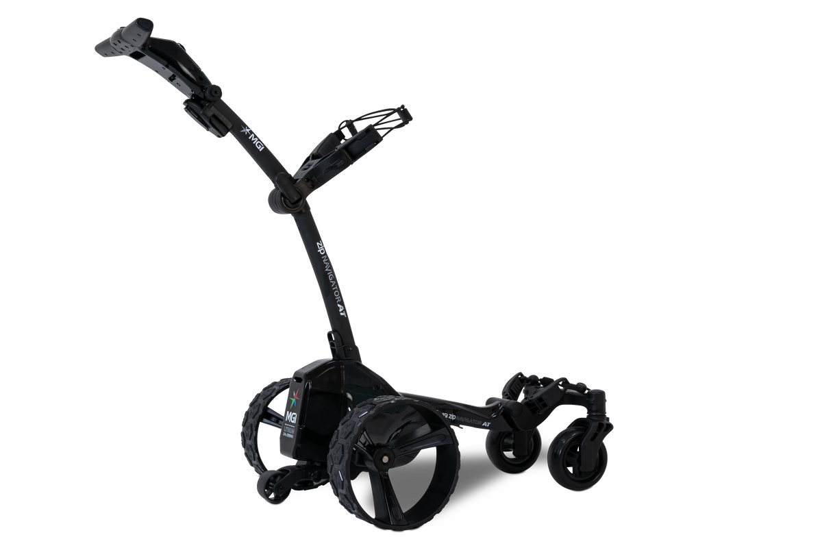 MGI Zip Navigator AT (ALL TERRAIN - Black) Electric Golf Caddy