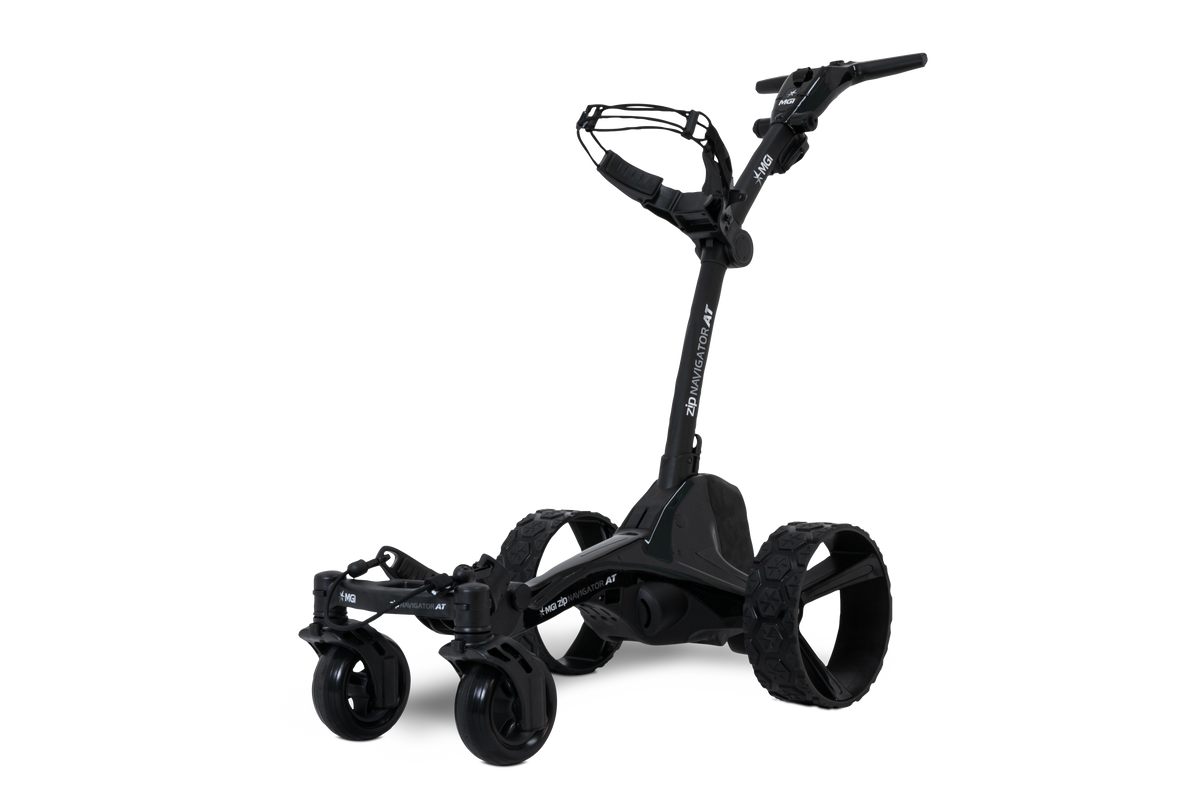 MGI Zip Navigator AT (ALL TERRAIN) Electric Golf Caddy Bundle Deal