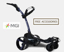 MGI Zip Navigator AT (All Terrain - Navy) Lithium Remote Control Golf Caddy