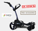 MGI Zip Navigator AT (All Terrain - Navy) Lithium Remote Control Golf Caddy
