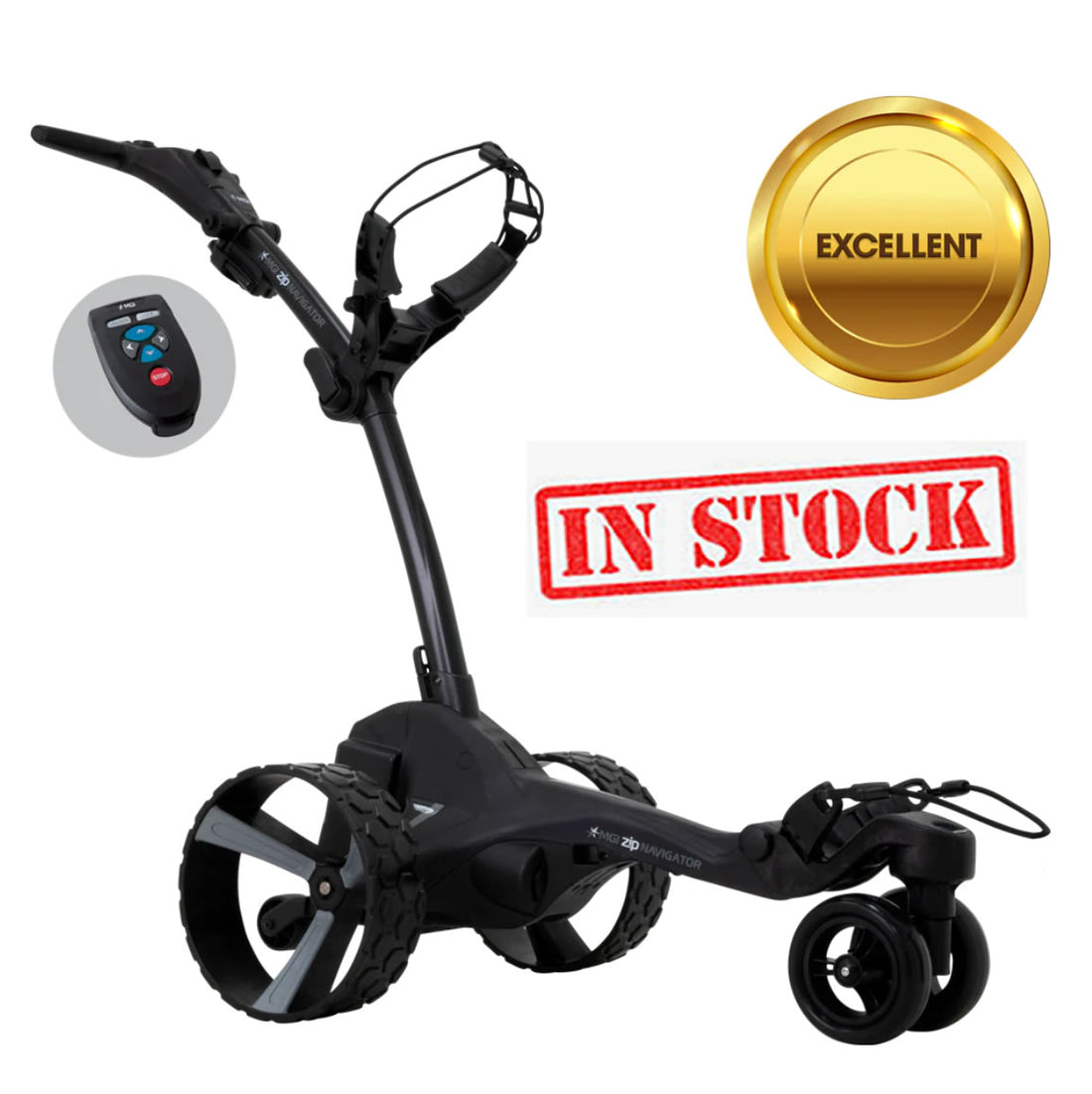 MGI Zip Navigator Electric Golf Caddy Bundle Deal (Pre-Owned) - #1