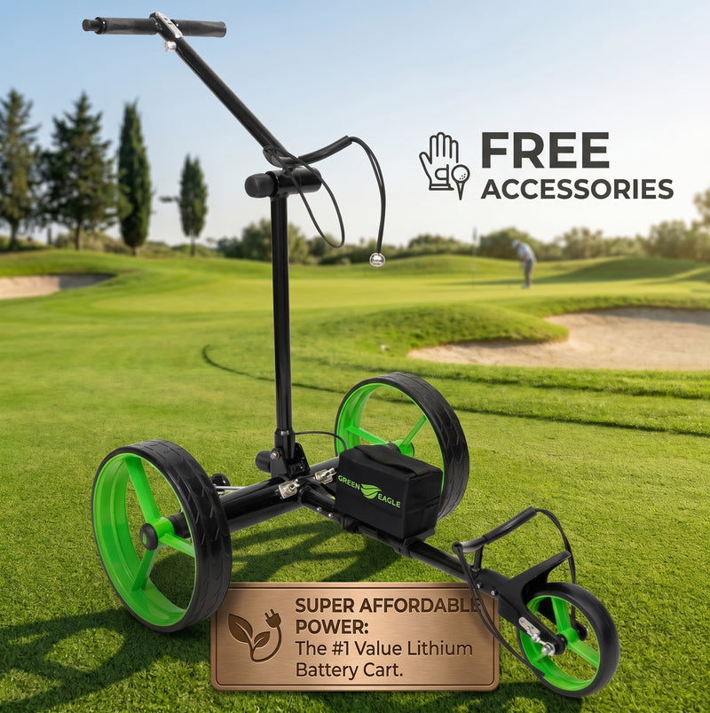 Green Eagle Golf - NEOS Remote Electric Golf Caddy: Play Effortlessly