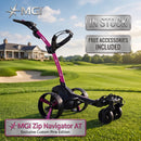 MGI Zip Navigator AT (All Terrain - Passion Pink) Lithium Remote Control Golf Caddy - Main