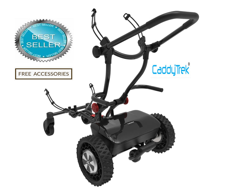 Robotic Follow You Remote Golf Caddy Bundle - Caddytrek R2 l