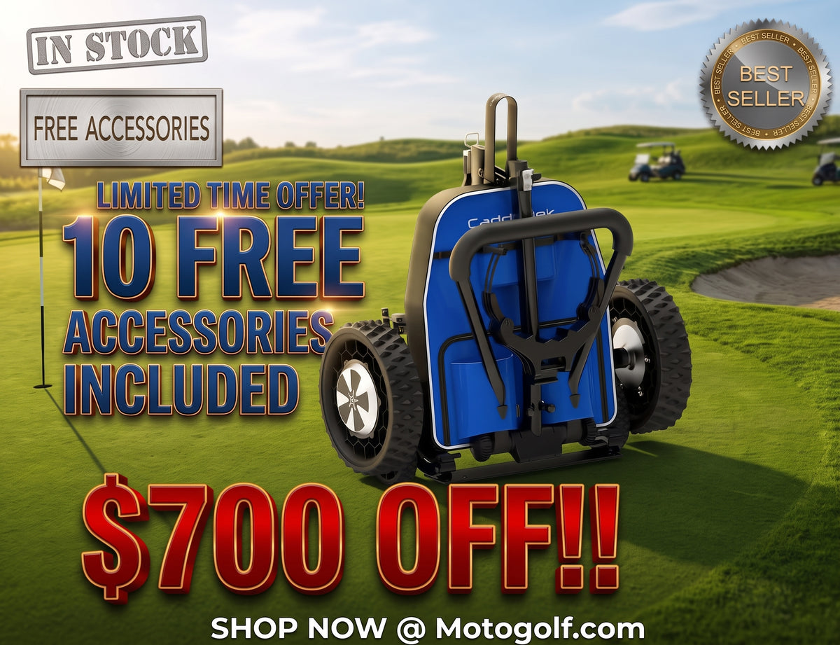 Caddytrek R3X Smart AI Camera Follow/Remote Control Golf Caddy