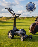 Stewart Q Follow/Remote Control Golf Caddy - Motogolf.com LLC promotion