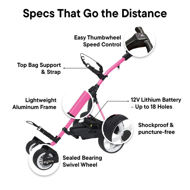 Super E Caddy The Weekender Lithium Electric Golf Caddy