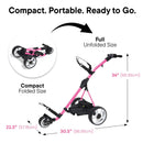 Super E Caddy The Weekender Lithium Electric Golf Caddy