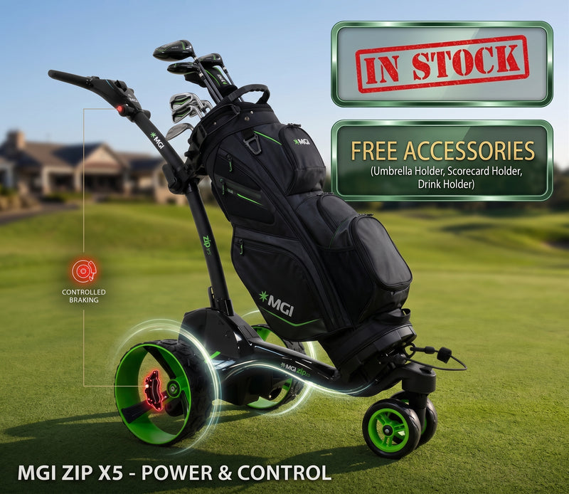 Zip X5 Lithium Electric Golf Caddy: Ultimate Control & Performance