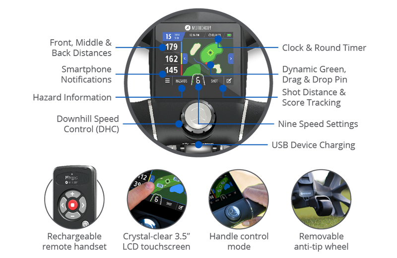 Motocaddy M7 GPS Lithium Remote Control Golf Caddy