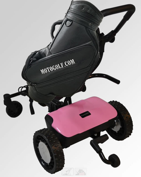 DVRXリブモックSkull Caddie TEE デヴァローゴルフ ピンク L Follw You Golf Cart - Caddytrek R2 Pink Lady Edition Bundle l