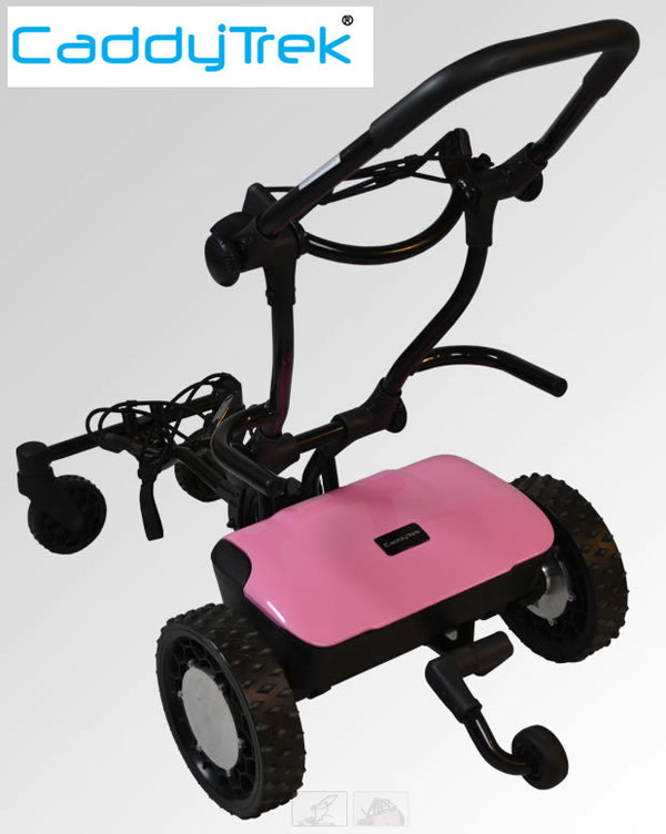 DVRXリブモックSkull Caddie TEE デヴァローゴルフ ピンク L Caddytrek_Pink_Lady_Logo__7013