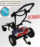 FTR Caddytrek CT2000R2 Star and Stripes Follow/Remote Control Golf Caddy