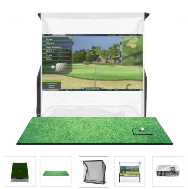Optishot2 Golf In A Box 3 Simulator Package